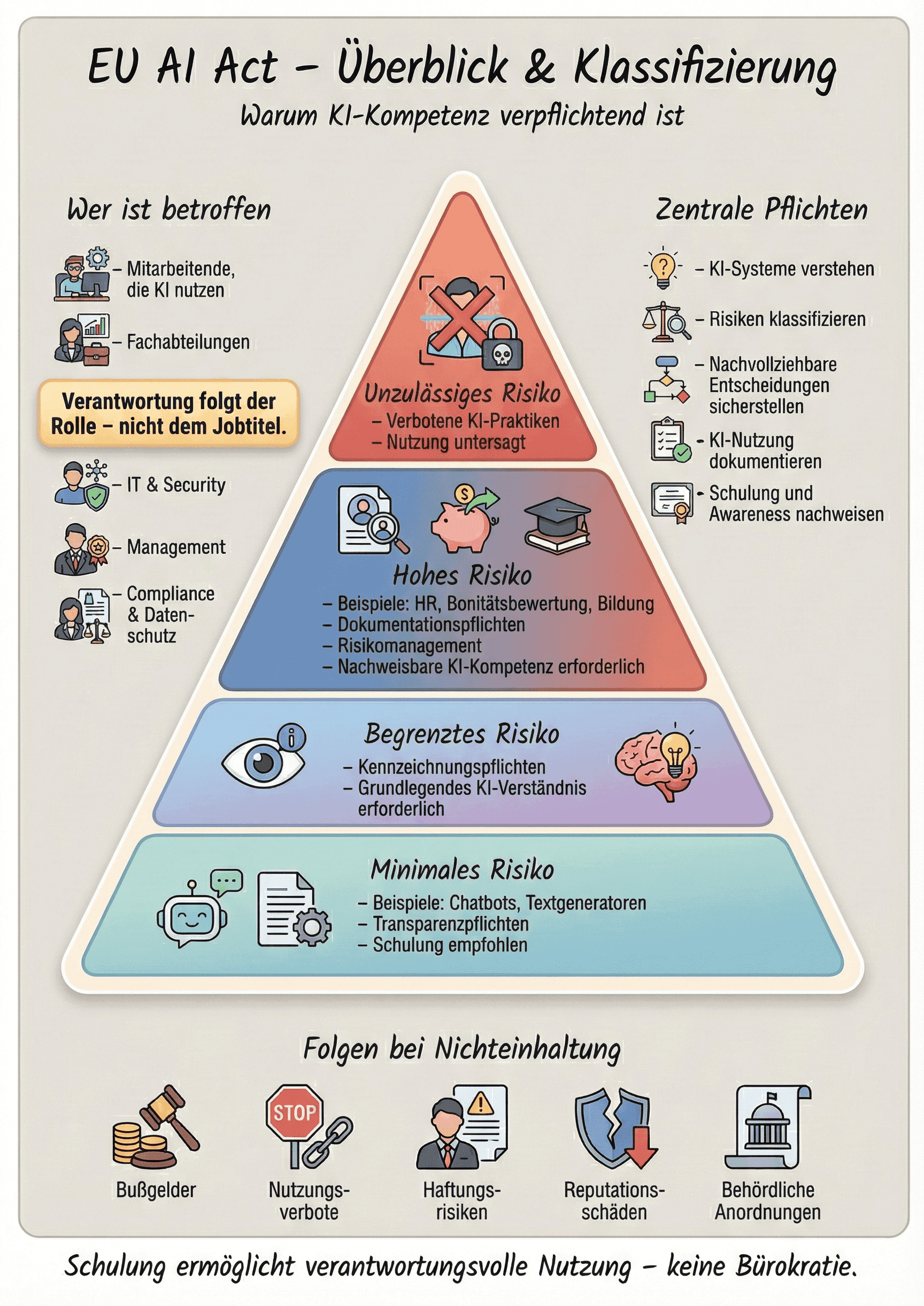 Infografik zum EU AI Act Überblick